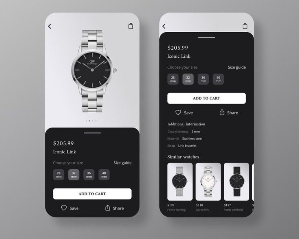 E-commerce UI Design 6
